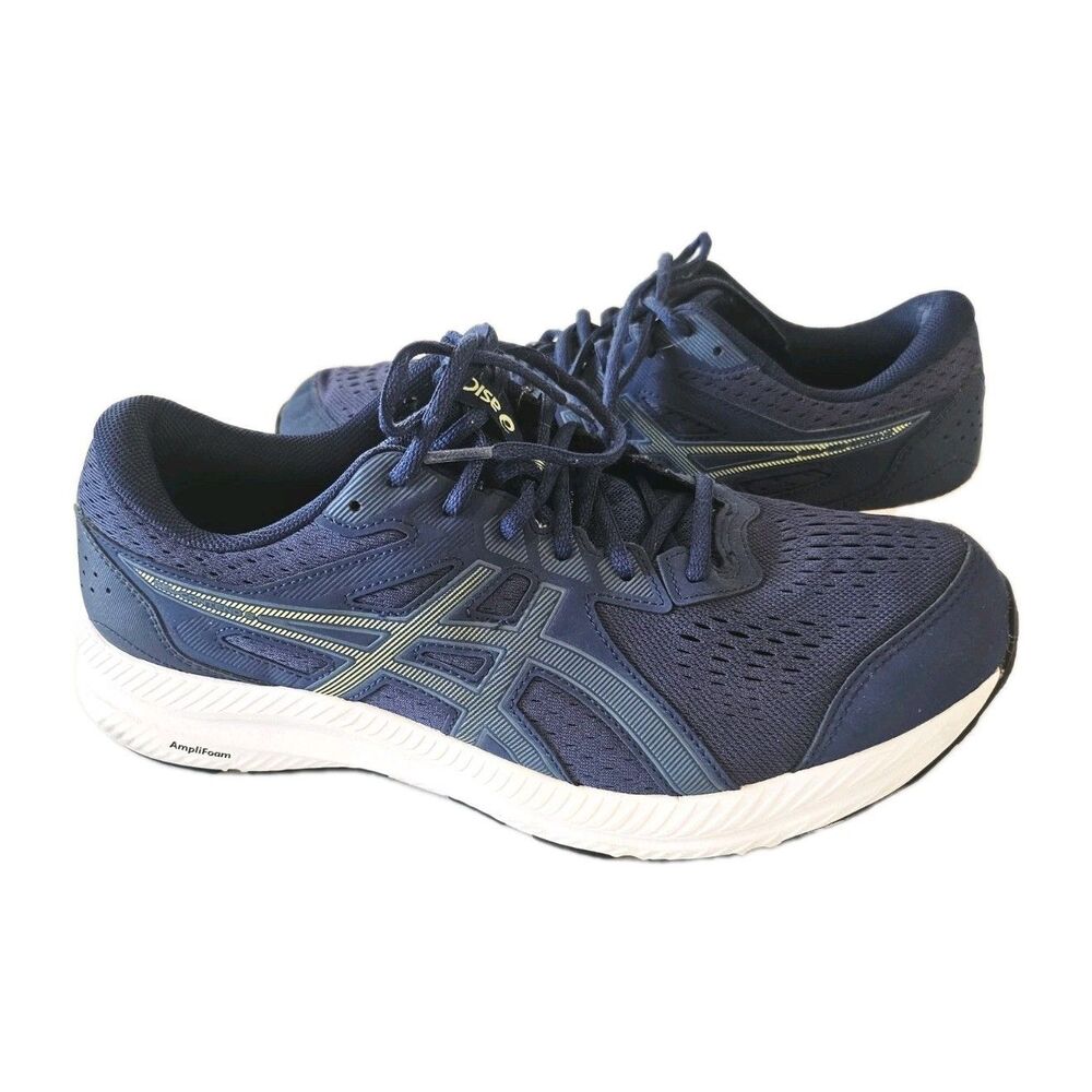 ASICS Men's Navy Blue Running Shoes Size 11 XW Extra Wide - Picture 2 of 6